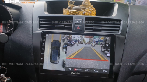 Màn hình DVD Bravigo Ultimate (4G+64G) liền camera 360 Mazda BT50 2013 - nay